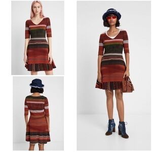 Desigual EUC Nordstrom Multicolor Dress Women’s Medium